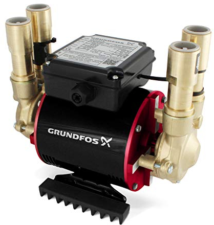 Watermill Amazon STN-20 B GRUNDFOS STP-2.0B 2.0BAR Twin Impeller Shower Pump