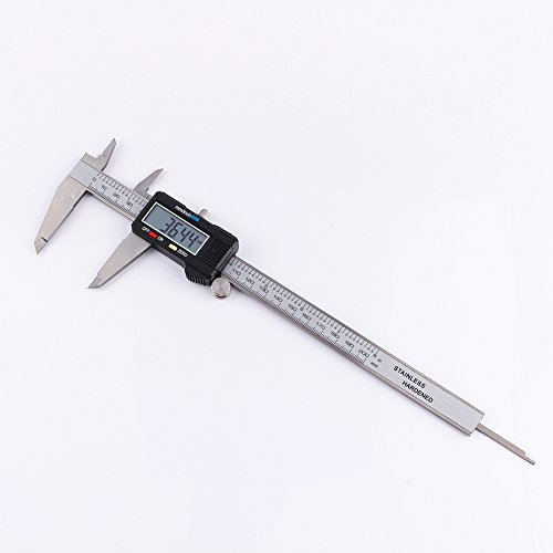 Yosoo 20,3 cm 200 mm acciaio elettronica digitale display LCD calibro micrometro strumento calibro in metallo