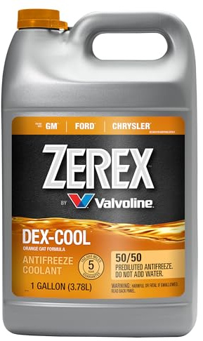 Zerex Dex-Cool 50/50 Ready-to-Use Antifreeze Coolant 1 Gallon