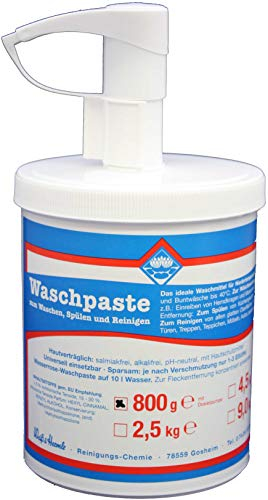 Wasserrose® 800g UNIVERSAL-SCHMIERSEIFE Weisse CREMIGE Paste WASCHPASTE Made IN Germany