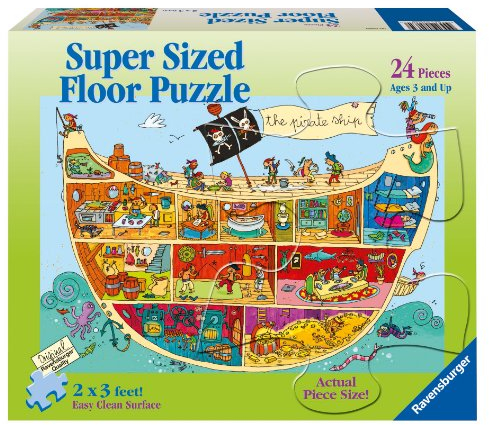 Puzzle 24 Teile XXL - Das Piratenschiff