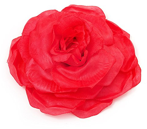 Grande broche rose en tissu rose, taille unique, Tissu, Pas de gemme