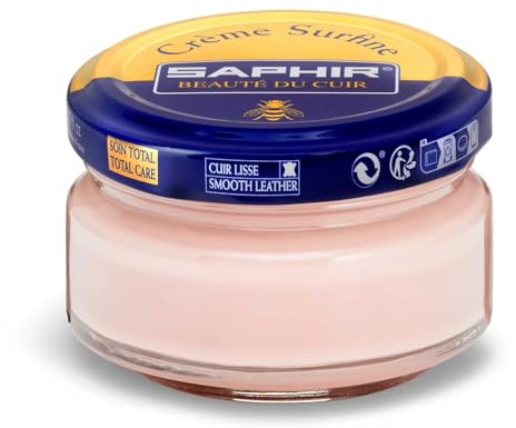 Saphir - Cirage Surfine pour chaussures, 50 ml - Rose - Vieux rose, 50ml EU