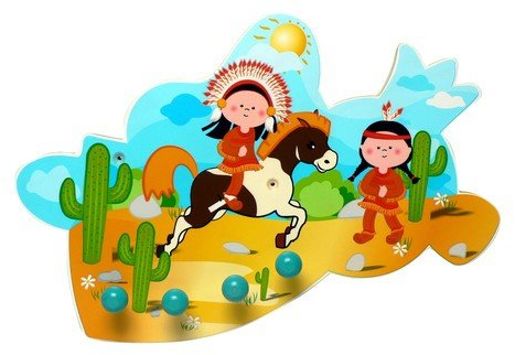Hess Garderobe Kindergarderobe Indianer