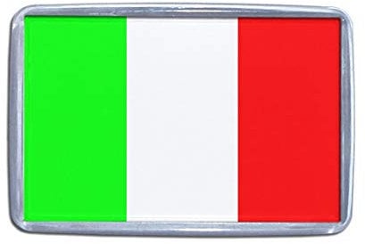Italy Flag - Small Plastic Fridge Magnet