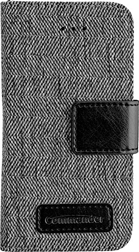 Peter Jäckel 15629 Handy Tasche 10,2 cm (4 Zoll) Folio schwarz, grau - Handyhüllen (Folie, Apple, iPhone 5/ 5S/ SE, 10,2 cm (4 Zoll), schwarz, grau)