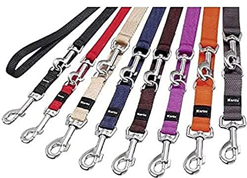 Karlie Art Sportiv Plus Führleine neue universal Farben Mix and Match L: 250 cm B: 20 mm M rot