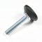 ajile - 1 pièce - Pied vérin réglable ajustable M10 x 80 mm tige filetée acier zingué