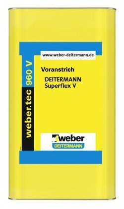 weber.tec 960 V, 6ltr - Voranstrich, Grundierung auf Bitumen, bituminösen Untergrund, Metall (Zink, Alu) und Faserzement