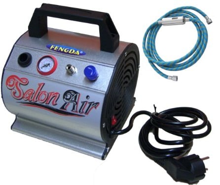 Mini compressore aerografo con contenitore a pressione Fengda® AS-176