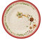 Villeroy & Boch Winter Bakery Delight 1486122642 Plato de Desayuno, Porcelana, Rojo, 19.600000000000001x19.600000000000001x4.5999999999999996 cm