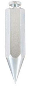 Johnson Level & Tool 05 Steel Hexagonal Plumb Bob, 5 oz., Steel Finish, 1 Pack