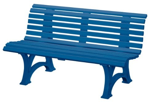 Blome-Tillmann Gartenbank Neptun/Helgoland Kunststoffgestell blau