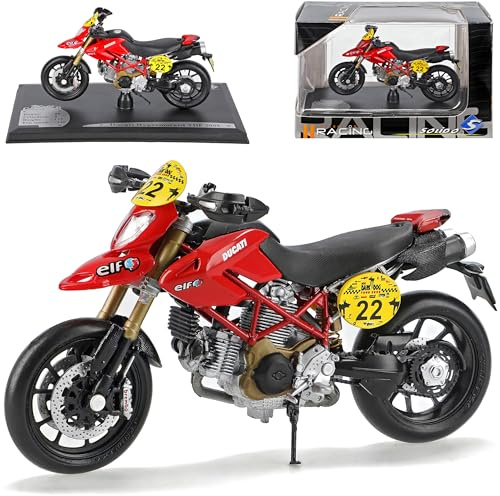 Solido Ducati Hypermotard Tdf 2008 Rot Enduro 1/18 Modellmotorrad Modell Motorrad