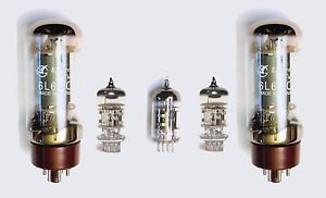 Jellyfish Audio 6L6 Valve kit for Fender Super 60 guitar amplifiers