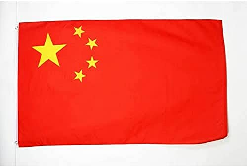 AZ FLAG - Drapeau Chine - 90x60 cm - Drapeau Chinois 100% Polyester Avec Oeillets Métalliques Intégrés - Pavillon 50 g