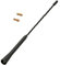 XtremeAuto Renault Clio MK2 Box Black Genuine Replacement AM/FM Aerial Mast Antenna Roof Screw in Type Includes Sticker