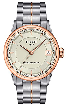 TISSOT T-Classic Luxus Automatik Damenuhr mit Saphirglas und 5 ATM Wasserdichtigkeit