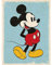 Disney Mickey Mouse Retro, 40 x 50 cm, Leinwanddruck, Mehrfarbig