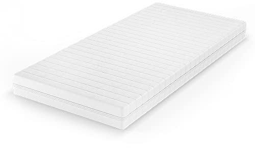 VitaliSpa Kaltschaummatratze, 7-Zonen Matratze, Weiß, 80 x 200 cm H2 Härtegrad, 7Zonen