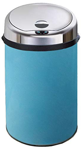 Inmotion 30L Blue Stainless Steel Auto Sensor Kitchen Waste Dust Bin