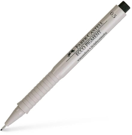 FaberCastell Tintenschreiber ECCO PIGMENT 0,5mm sw schwarz FC