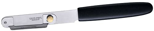 Contacto Edelstahl Spargelschälmesser ORION mit schwarzem Polyamid-Griff