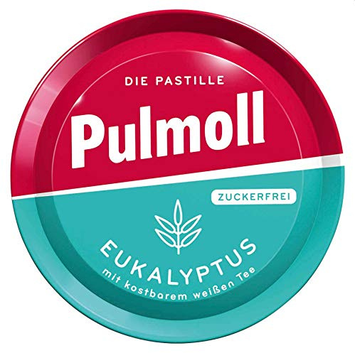 Pulmoll Eukalyptus Menthol zuckerfrei, 10er Pack (10 x 50 g)