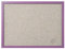 Bi-Office Pinnwand Lavender, Notiztafel mit Perlenfarben Textiloberfläche, Violett MDF Rahmen, 22 mm dicker, 60 x 45 cm