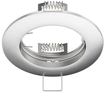 ledscom.de Deckeneinbaurahmen CIRC, rund, aluminium matt