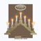 WEIGLA - Schwedenleuchter original Erzgebirge I Trendiger Schwede Natur I Schwibbogen Weihnachten I 7 Lampenkerzen + 1 Ersatzlampe I 7 x 34 V, 3 W, E10 I Weihnachtsdeko innen I Kiefernholz