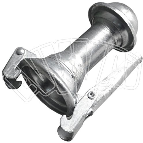 Cilli 80-60 MM - Tubo Irrigazione in Lega di Acciaio Zincata Argento, 1 pezzo