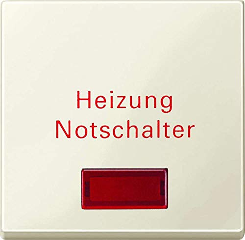 Merten Wippe für Heizungs-Notschalter, System M, weiß glänzend, 432944