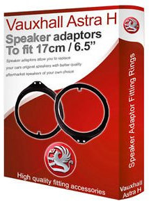 Astra H speaker adapter pods Front Door 17cm 6.5 fitting rings adaptor
