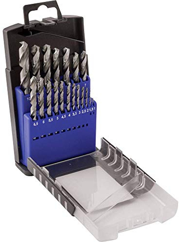 C.K T3103 HSS Split Point Drill Bit, 0 V, Grey, Set of 19 Piece