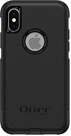 OtterBox COMMUTER SERIES Case for iPhone Xs & iPhone X - Frustration Free Packaging - BLACK