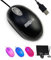 SOONGO PC Maus Mit Kabel - Mini Ergonomische USB Maus Für Computer, Laptop, Desktop - Windows 7/8/10/XP Vista Und Mac Kompatibel - Schwarz, 1600DPI, 1.5M