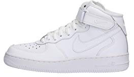 Nike Air Force 1 (Gs) - Scarpe Sportive da Bambini E Ragazzi, Bianco (113 White/White), 36