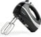 VonShef Hand Mixer Electric Whisk – Food Mixer for Baking with 5 Speeds, 300W, 2 Stainless Steel Beaters, 2 Dough Hooks & Balloon Whisk, Easy Clean, Turbo Boost, Eject Button, Compact – Black