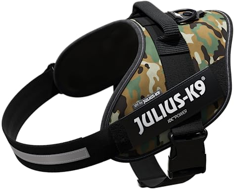 Julius K9 16IDC-C-2 IDC-Powergeschirr mit Logofeld, Gr. 2, camouflage