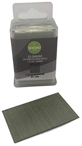 Cadex B23/40-4M 23-Gauge Brad Galvanized Brad Nails with 4000 Fasteners Per Box, 40mm