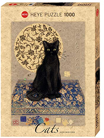 HEYE 29719 - Black Cat Standard, Jane Crowther, 1000 Teile Puzzle