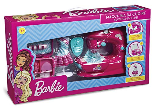 Grandi Giochi Barbie GG00530 Nähmaschine, Mädchen 6+, Rosa, one size