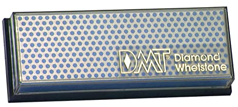 DMT Diamond Whetstone™ Diamant Schleifstein in Kunststoffbox 6 Grob | Messerschärfer in Profiqualität | 15cm Wetzstein für Messer und Werkzeuge | Made in USA | W6CP