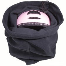 The Sports Emporium Microfleece Helmet Protective Bag Black