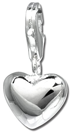 SilberDream Charm Schmuck 925 Echt Silber Armband Anhänger Herz FC3144 Silber Charmsschmuckanhänger