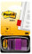 Post-it Flags, 50/Dispenser, 1 Dispenser/Pack,1 in Wide, Purple (680-8)