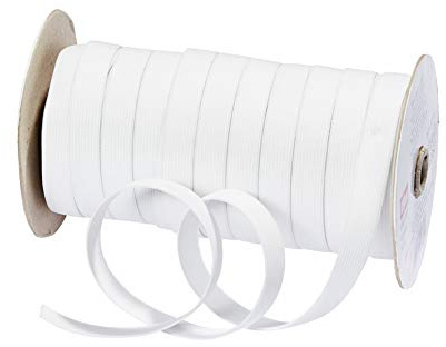 Prym Soft Elastic Tape - White - 1.5cm