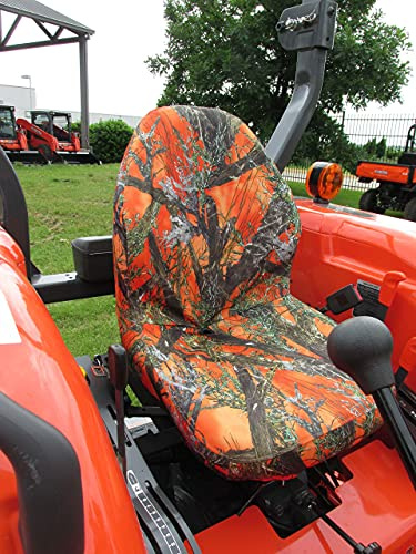 Durafit Sitzbezüge KU20 Kubota Sitzbezüge für Traktor MX4800,MX5000,MX5200,MX 5800, M5660 SUH/SUHD, Z221R Mower Zero Turn Mäher T2090/T2290 Aufsitzmäher
