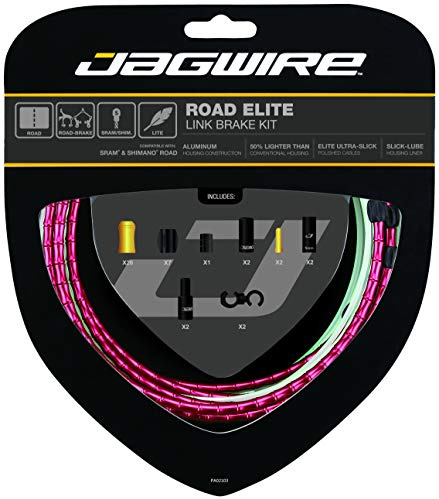 Jagwire Road Bike Elite Link Complete Brake Cable Kit - Red